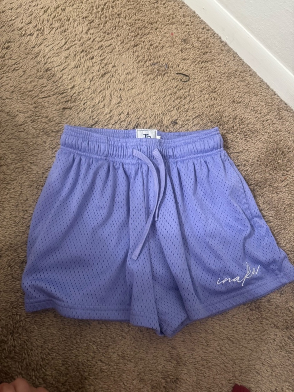 Inaka Power Lavender Mesh Athletic Shorts